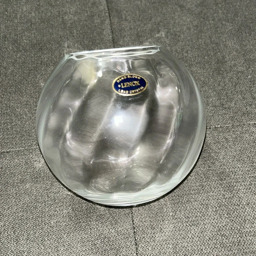 Lenox hand blown lead crystal bowl